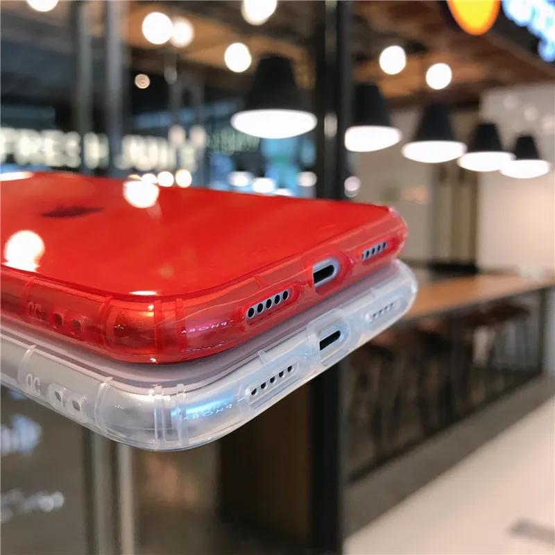 LOVECOM неоновый флуоресцентный противоударный чехол для телефона iPhone 12 Mini 11 Pro Max XR X