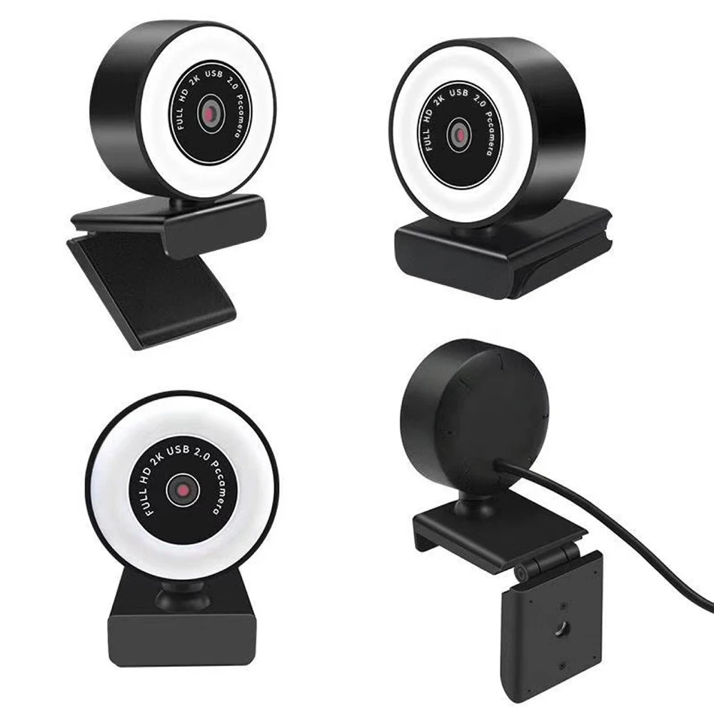 

Mini Webcam Full HD 1080P/2K USB Computer Cameras with Microphone For Meeting Office Conference Online Study