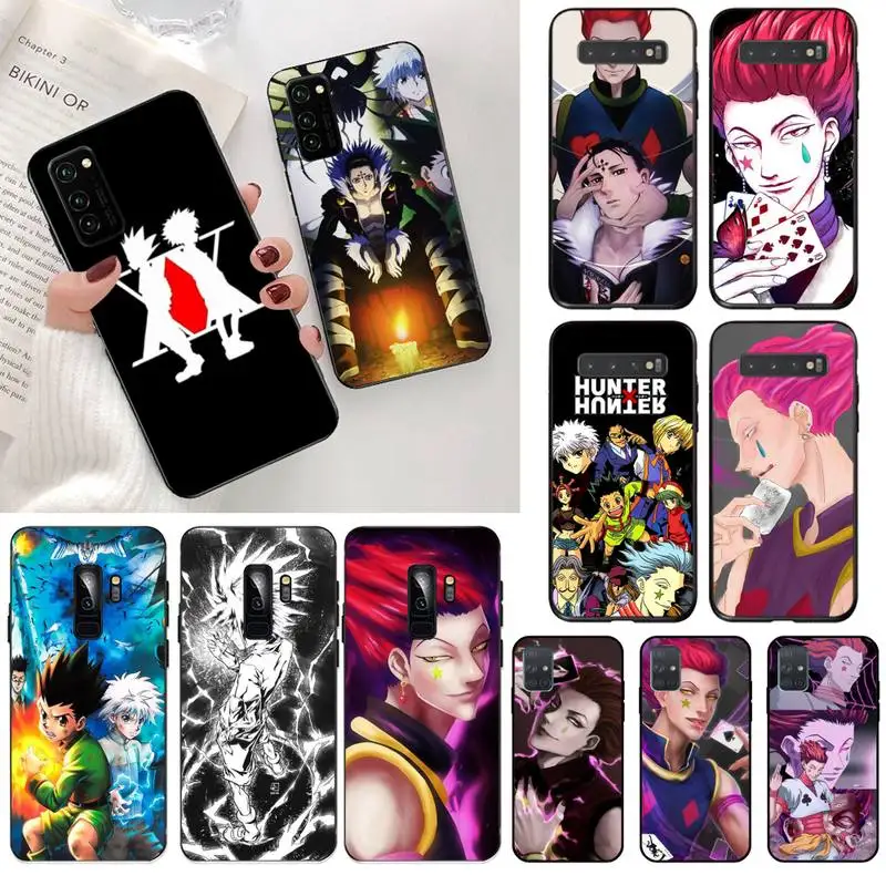 

HPCHCJHM Anime Hunter X Hunter Black Soft Shell Phone Case Capa for Samsung S20 plus Ultra S6 S7 edge S8 S9 plus S10 5G