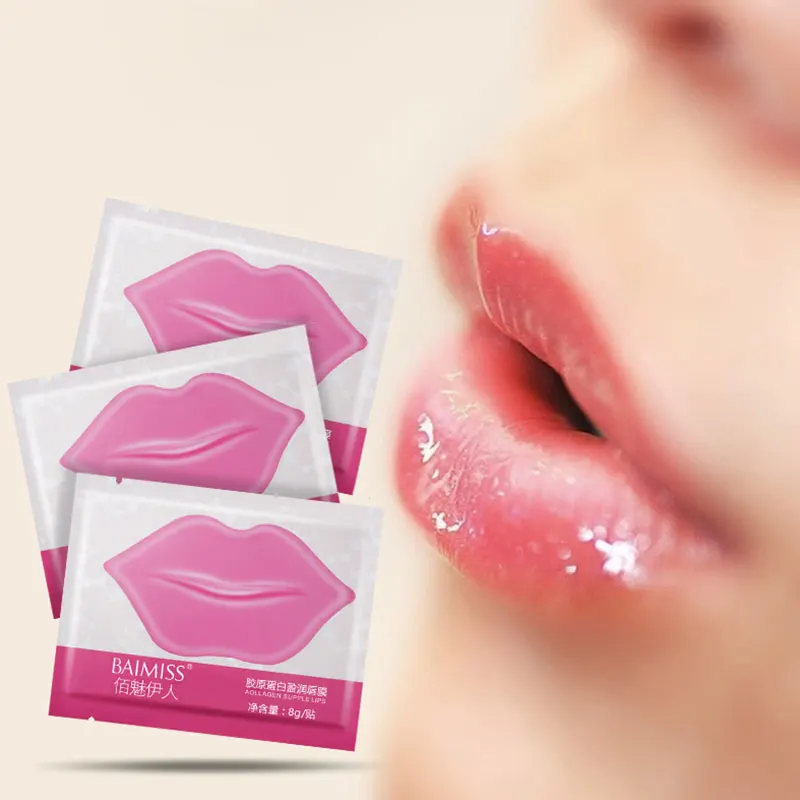 Эффект натуральная Коллагеновая Мембрана для губ увлажняющая гладкая тонкая
