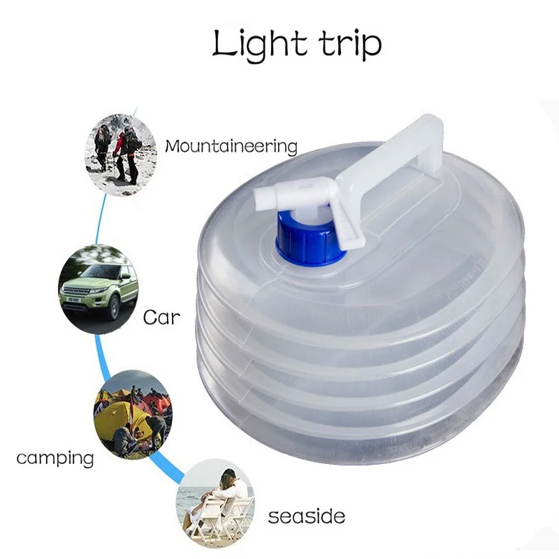 Новое наружное складное выдвижное ведро 3 15л автомобильная сумка для воды