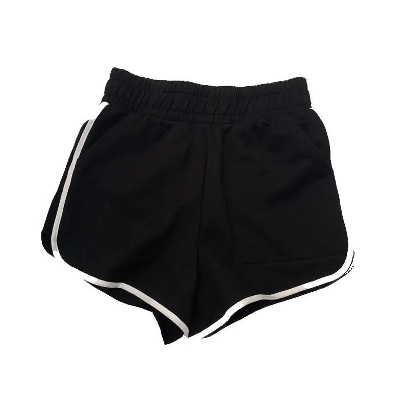 

Sport Shorts For Women Classic Gym Clothing Side Striped Patchwork Short Elastic High Waist Fitness Bottoms Summer Moda Szorty