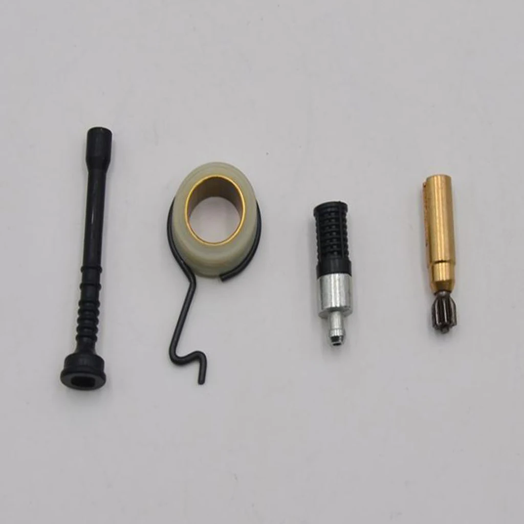 

4x Oil Pump Worm Gear Oil Filter Hose Line Suitable for Ms250 Replacement New