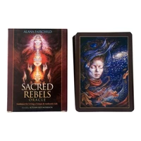 45 pieces sacred rebel oracle tarot cards deck board games for party playing card table tarot game entertainment