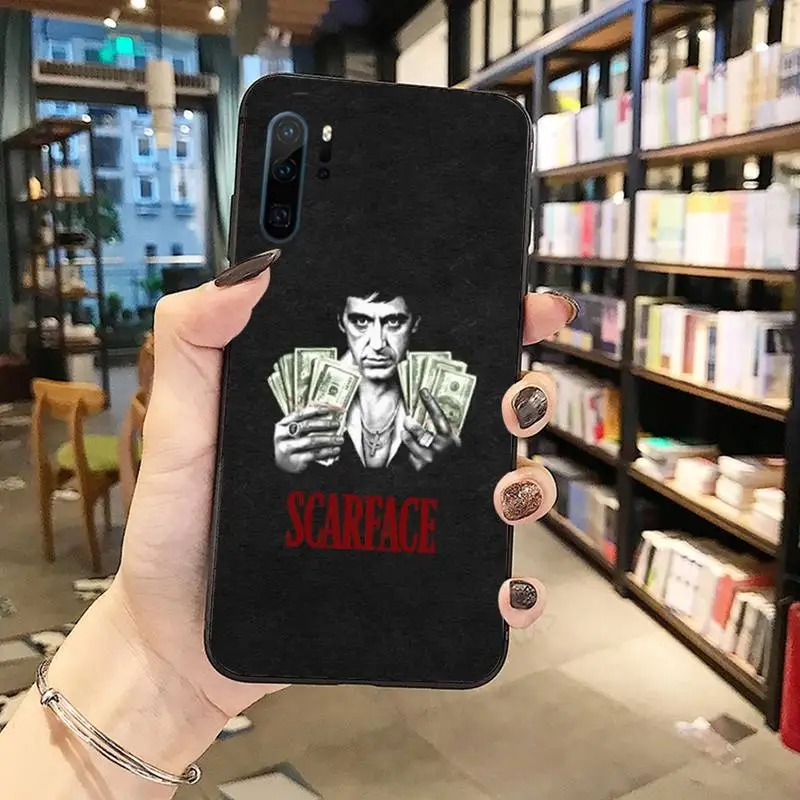 

Scarface Tony Montana Phone Case For Huawei honor Mate P 9 10 20 30 40 Pro 10i 7 8 a x Lite nova 5t