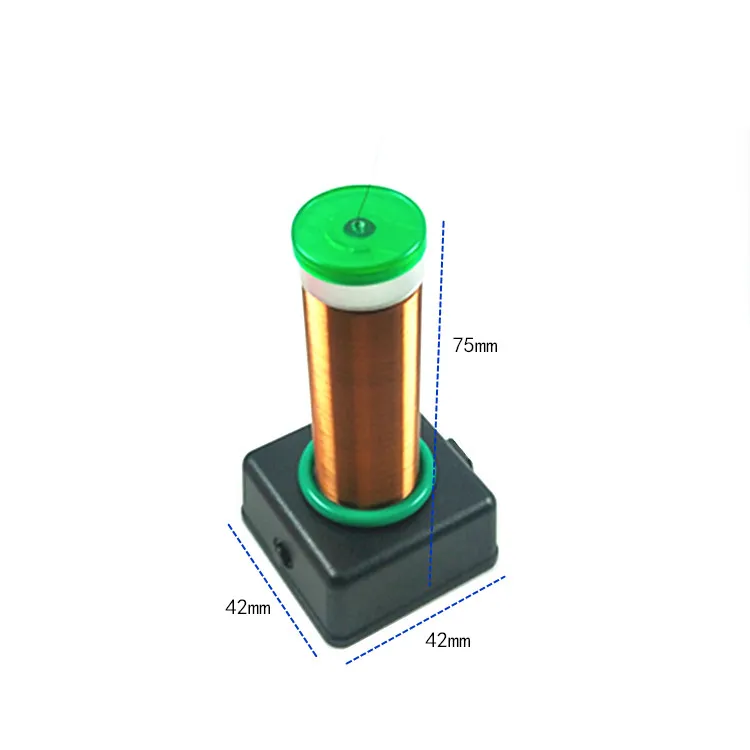Маленькая черная Базовая Однотрубная самовозбуждающаяся катушка Теслы блок