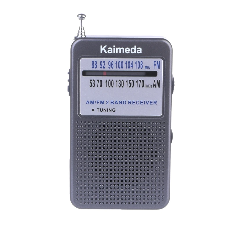 Портативный AM/FM 2 диапазона Цифровой Дисплей карманный радиоприемник с