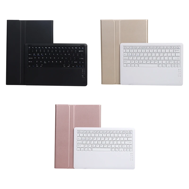 

Чехол + клавиатура для Samsung Galaxy Tab S7FE T730/T736/S7 Plus T970 T975 12,4 дюймов, флип-чехол, подставка для планшета со слотом для ручки