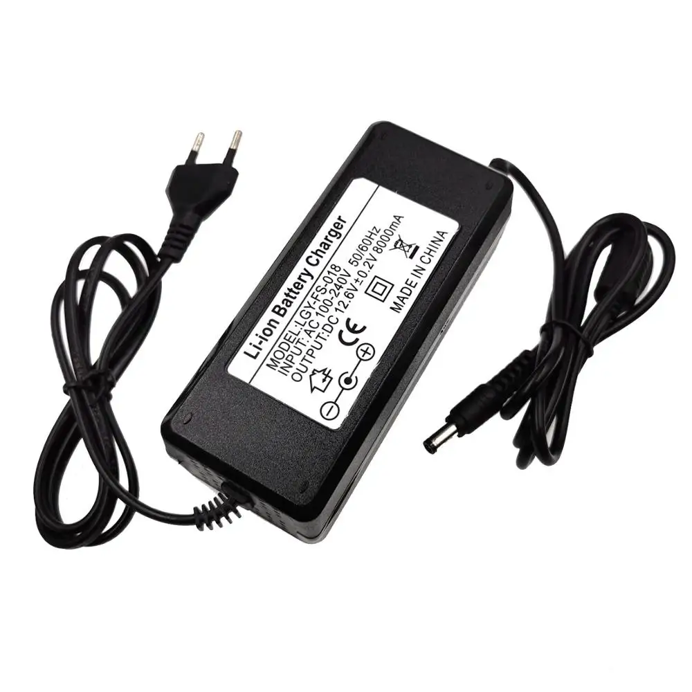 12 6v 8a 18650 lithium battery charger for 3s 10 8v 11 1v 12v li ion battery fast charging charger high quality free shipping free global shipping
