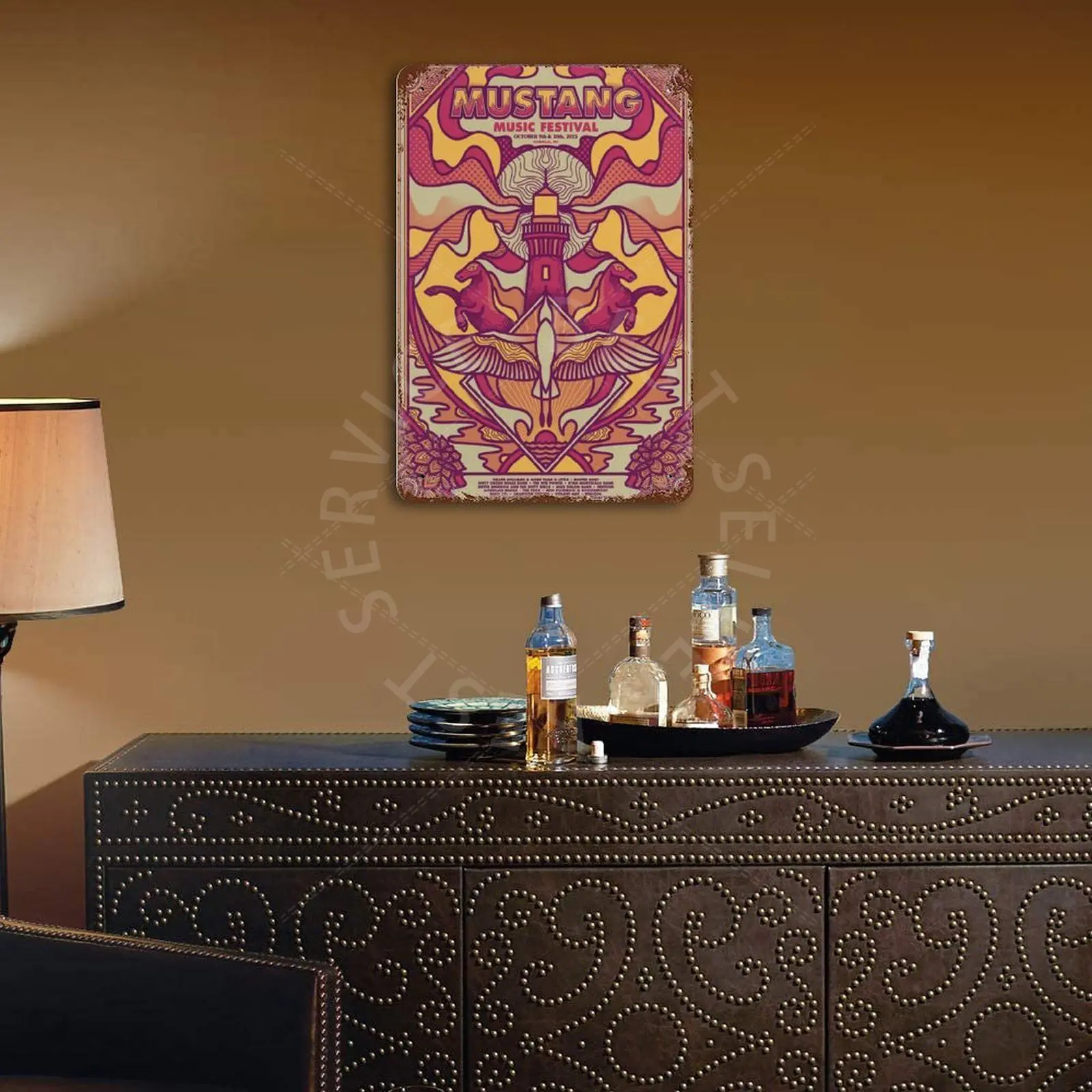 

Music Festival Vintage Metal Plaque Sign Bar Home Wall Decor Signs Retro Metal Poster Tin Sign Man Cave Pub Kitchen plates