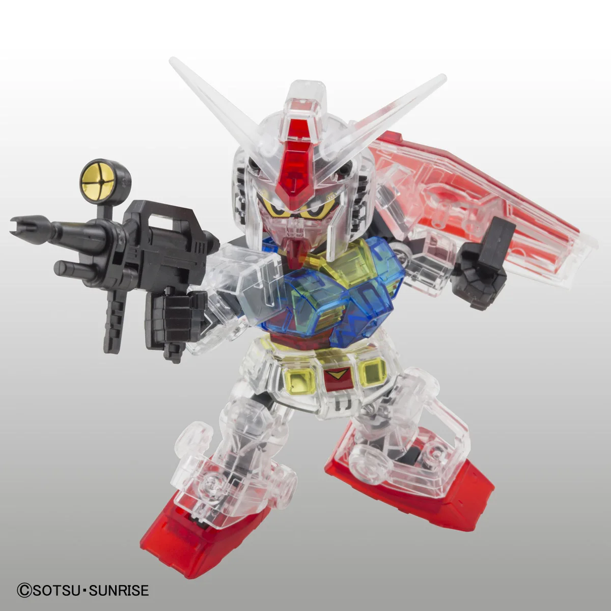 Ban dai Odaiba ограниченная база для гантелей SDCS RX-78-2 Yuanzu до цвета прозрачная версия