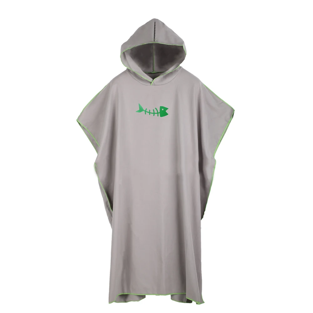 Men Women Diving Suit Change Robes Poncho Quick-dry Hooded Towel Sweat-absorbent Swim Robe Summer Beach Pool Swimming #N | Спорт и