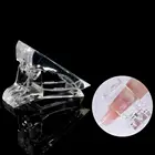 Прозрачный полигель для ногтей быстрое наращивание ногтей типсы для ногтей инструмент для маникюра с фиксированным зажимом накладные ногти зажим для УФ-геля