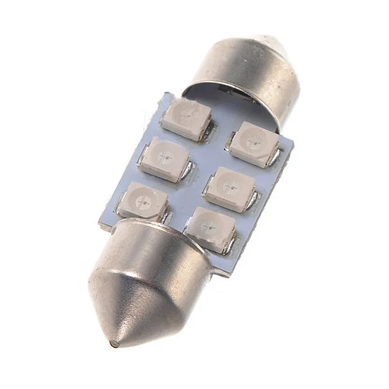 2x31 мм 6 SMD 1210 светодиодный синий автомобиль лампа для внутреннего корпуса C5W 239