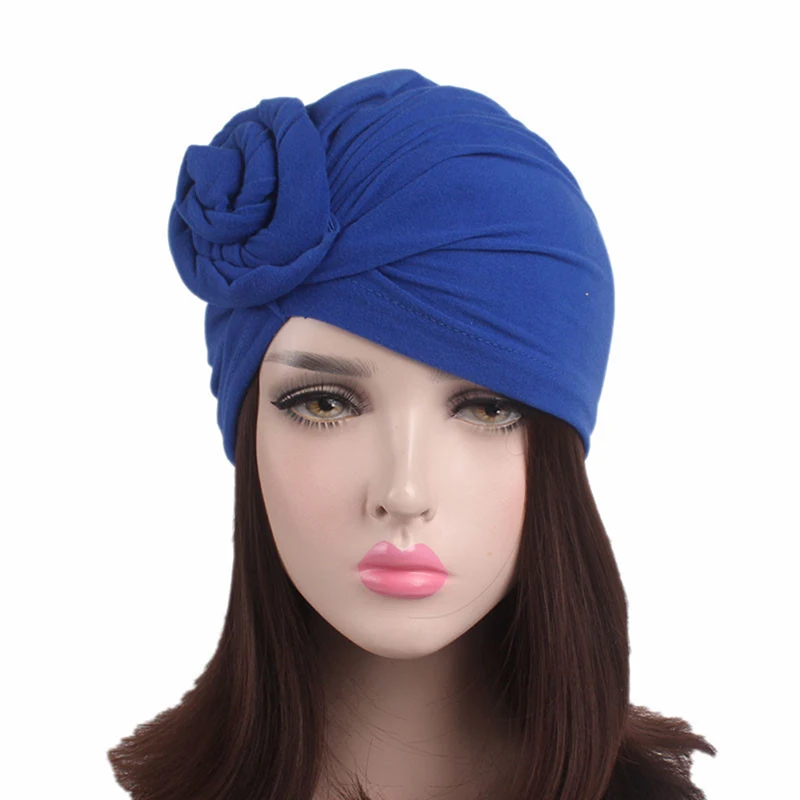 

New Knotted Turban Hat For Women Twist Knot India Hat Ladies Chemo Cap Fashion Headbands Women Hair Accessories