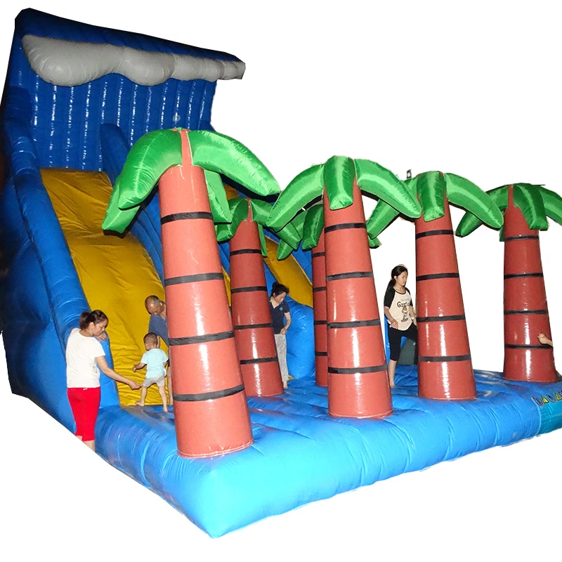 Коммерческие ПВХ надувная горка игровая площадка надувной батут замок шлепанцы