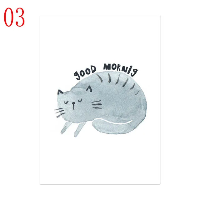 Современный творческий Кот из мультфильма обувь чайник с цветами живопись