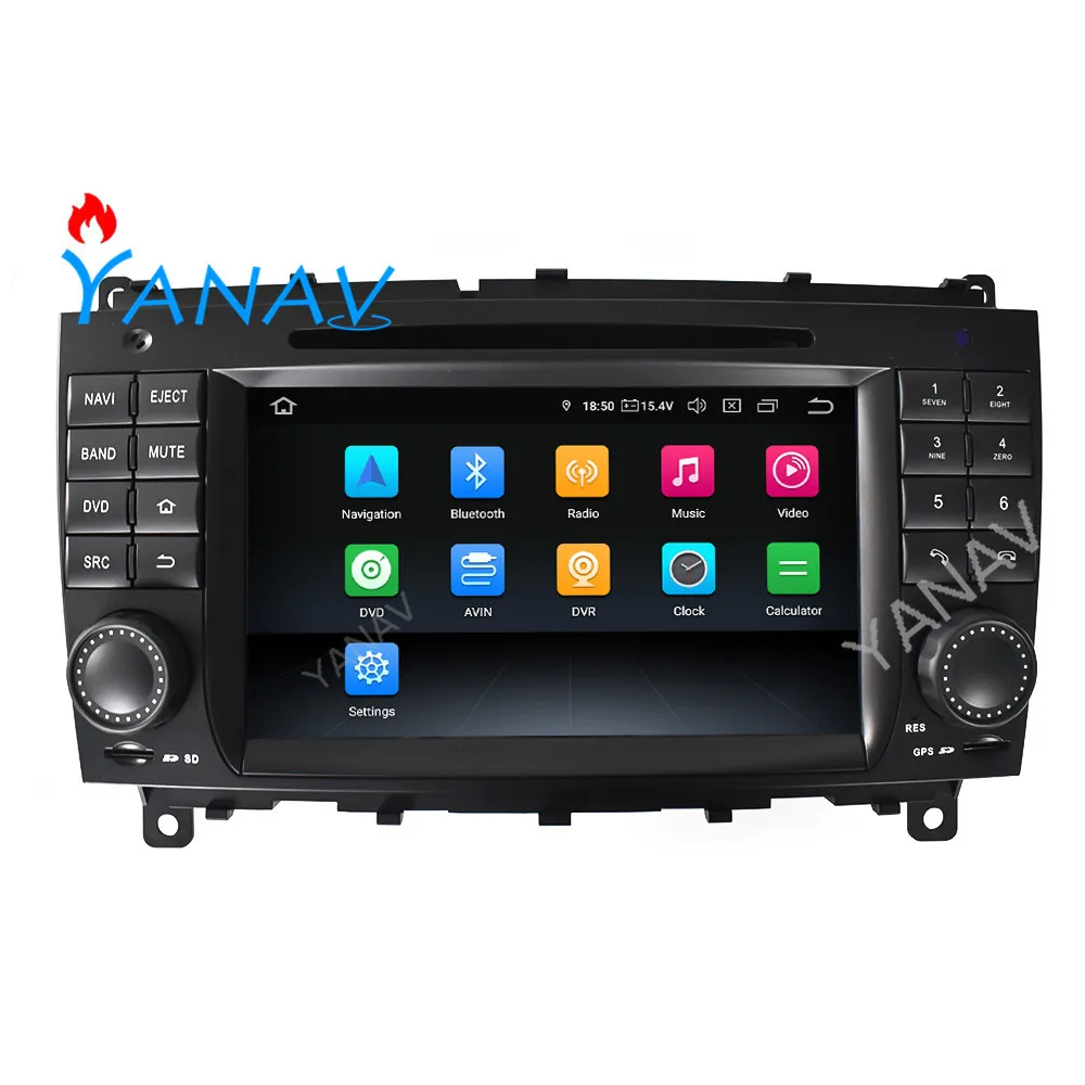 

Автомобильный Радио Аудио 2 din Android стерео приемник для Benz C- W203 CLK W209 2004-2007 автомобильный мультимедийный видео dvd плеер GPS навигация