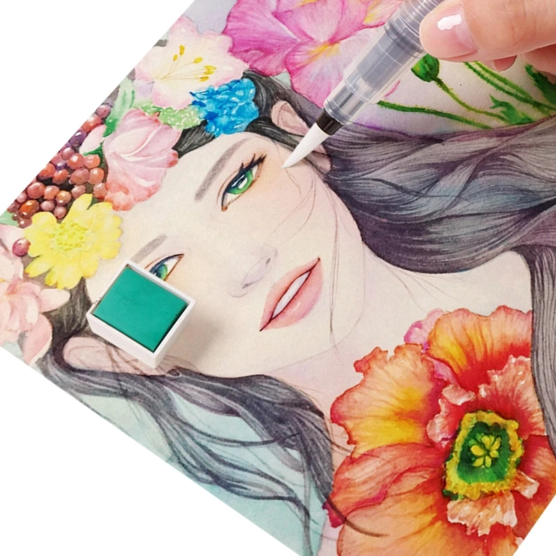 Watercolor Soft Pen Brush Refillable Water for Painting Drawing Calligraphy Art Supplies | Канцтовары для офиса и дома