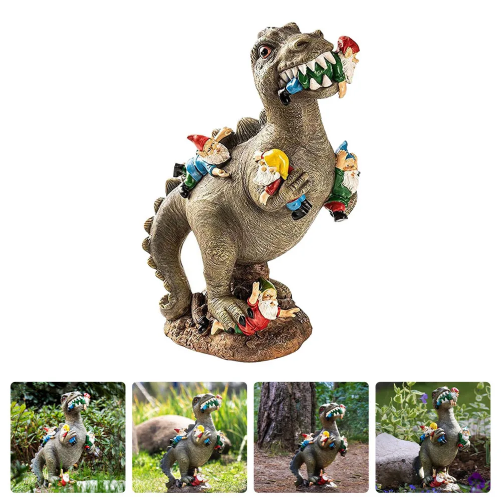 

1Pc Creative Dwarf Artware Household Adornment Resin Handicraft (Brown)