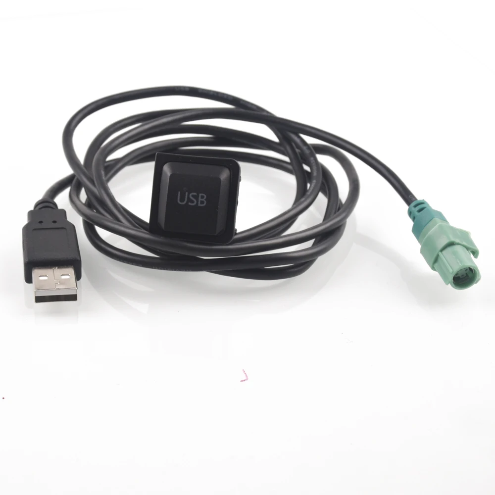 DIY Автомобильный USB-адаптер аудио USB-кабель переключатель для Volkswagen VW Golf MK5 MK6 VI 5 6