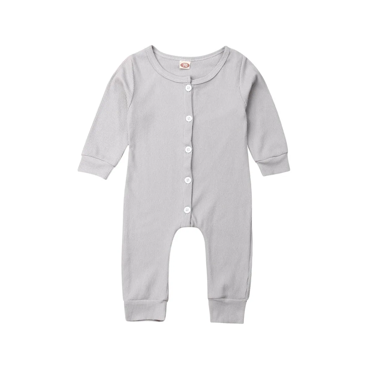 US STOCK Newborn Kids Baby Girl Boy Long Sleeve Romper Bodysuit Jumpsuit Playsuit Outfit | Мать и ребенок