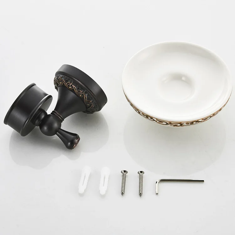 Латунная антикварная сеточка для мыла аксессуары ванной комнаты стойка