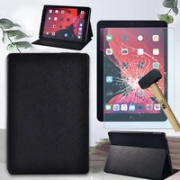 case for apple ipad 9th gen 8th gen7th 10 2 inch shockproof pu leather covertempered screen glass protector film stylus