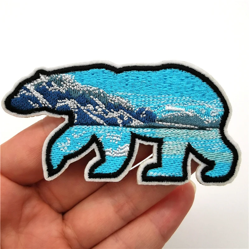 Нашивки с акулой кошкой на одежду аниме вышивка значки мультфильм без лица