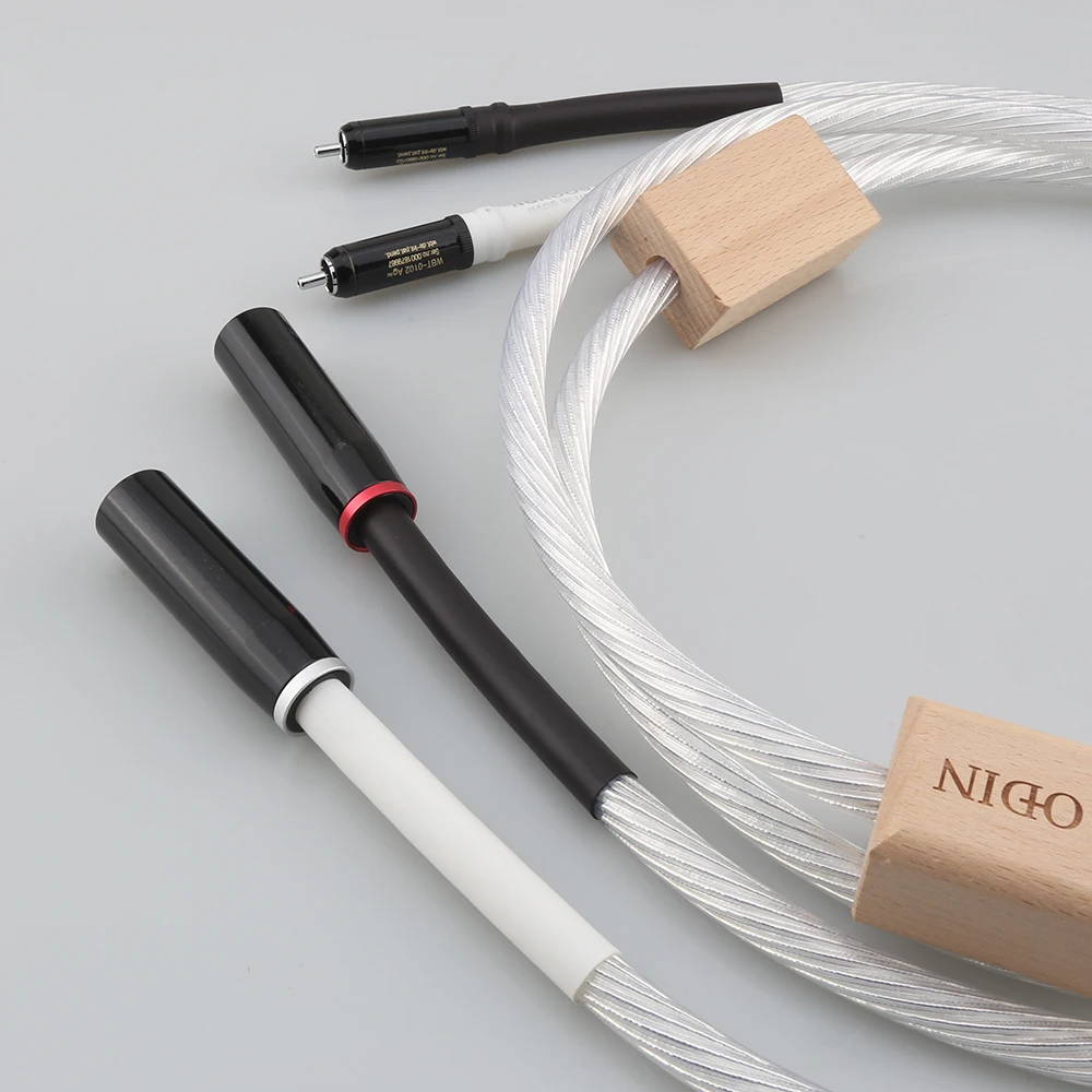Hi-Fi аудио кабель Hi-end посеребренный экран Odin Nordost удлинитель из углеродного