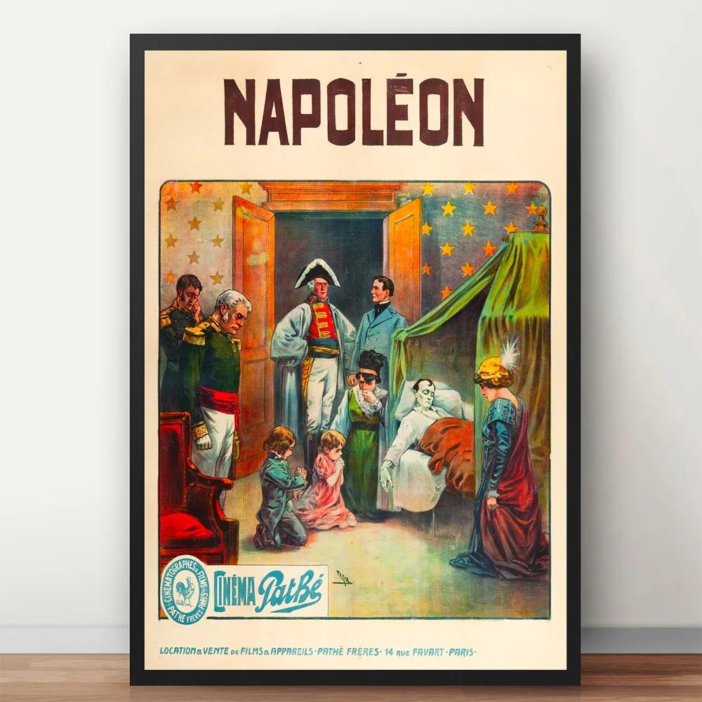 Портрет Наполеона Бонапарта картины на холсте винтажные наклейки стену