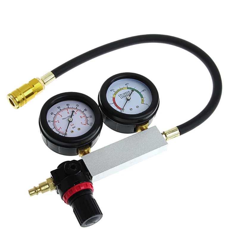 

2020 New Auto Cylinder Engine Leak Leakdown Tester Compression Gauge Diagnostic Detector