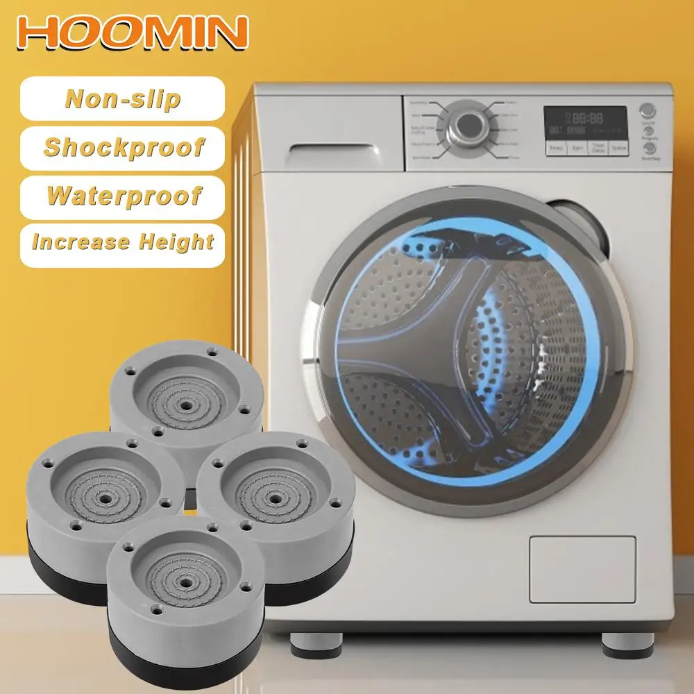 

4 шт./компл. универсальная противоскользящая Противоударная подкладка для холодильника, подставки для стиральной машины