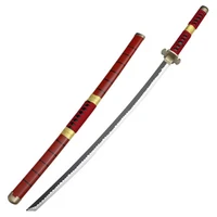 cosplay roronoa zoro three knife ghost cut ver sandai kitetsu katana sword role playing sauron qiu shui weapon wood prop 104cm