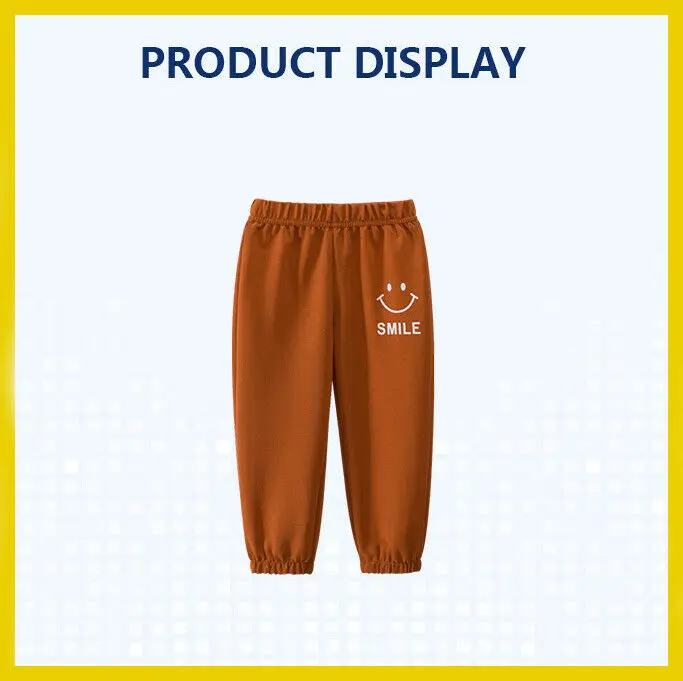 Новинка 2020 года модные детские длинные однотонные повседневные свободные штаны