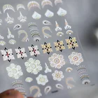 1 лист винтажный Тотем рисунок 5D мягкие рельефные рельефы клейкие наклейки для ногтей Изящные 3D искусства ногтей оптом