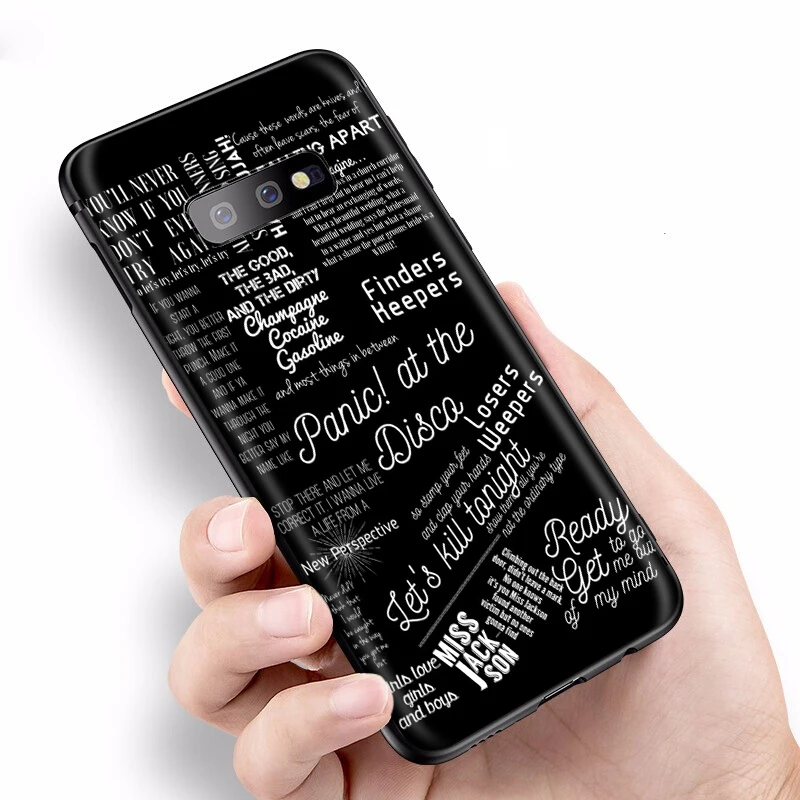 YIMAOC Паника! Мягкий чехол для Samsung Galaxy S6 S7 S10e Edge S8 S9 Plus A3 A5 A6 A7 A8 A9 J6 Note 8 9 2018|Бамперы| |