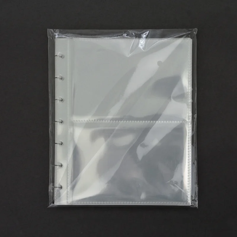 

7 " Album Inside Pages Folder Centerfold High Transparent Mushroom Hole Loose-leaf for Core Thickened PP Inside Pages 25