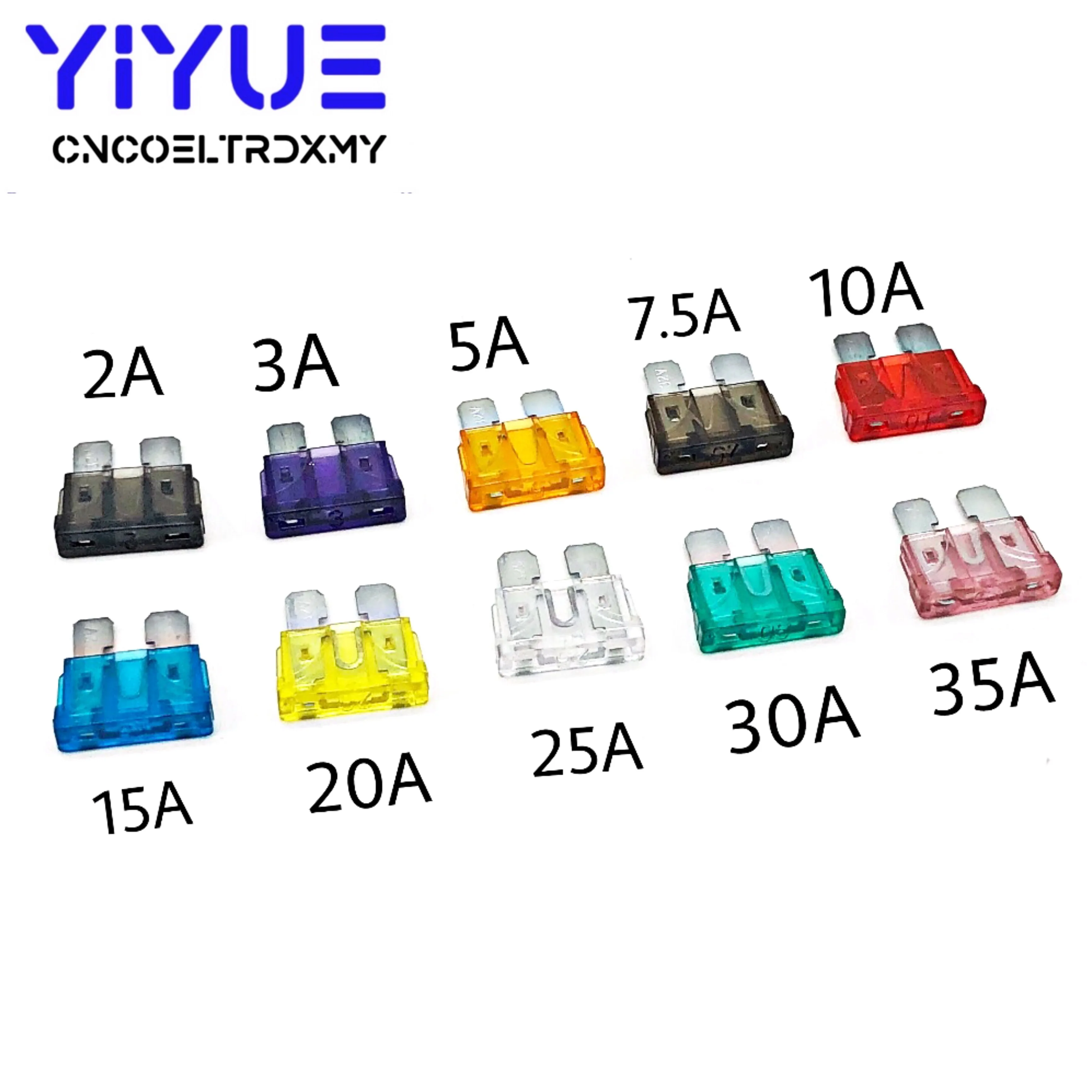 

10/20pcs High Quality Car fuse Standard Medium Fuse Blade Fuse, Auto Fuse Car 2A 3A 5A 7.5A 10A 15A 20A 25A 30A 35A