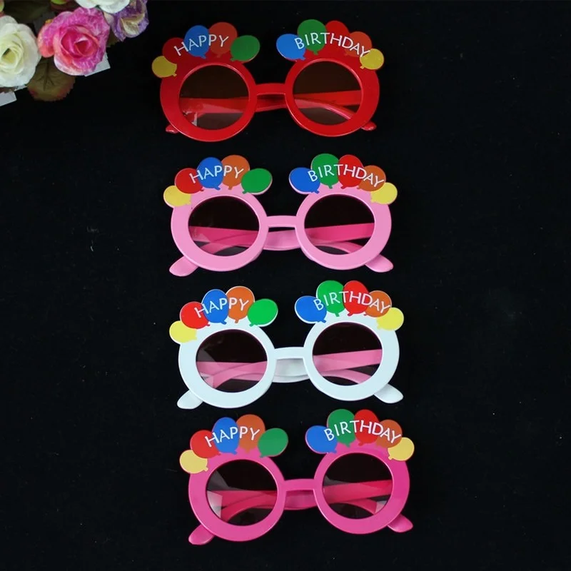 

12 Pcs Happy Birthday Glasses Masquerade Party Ball Set Children Toys Decor Adult Kids Eyeglasses Christmas