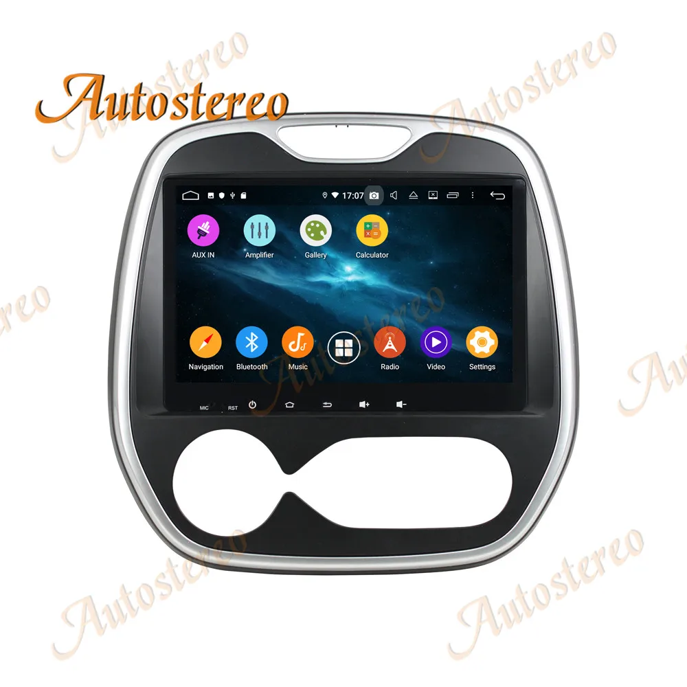Автомобильный dvd-плеер Android 9 8 ядер GPS навигация для Renault Captur CLIO 2010-2016 стерео