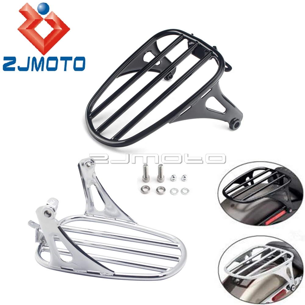 

Motorcycle Rear Fender Solo Seat Luggage Rack Support For Harley Softail Heritage Classic FLHC 114 FLHCS Deluxe FLDE 2018-Up