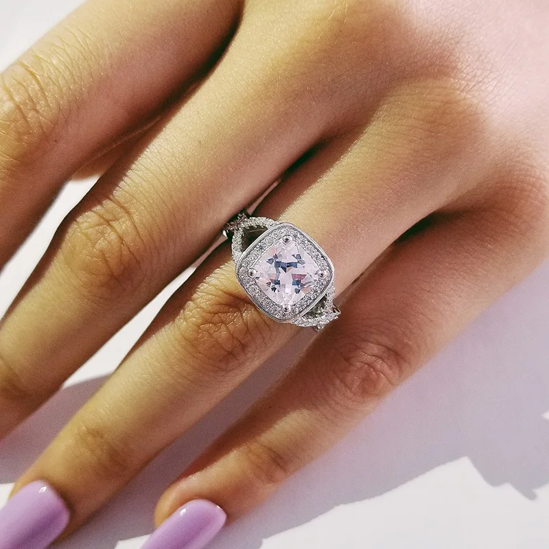 Твердые 925 стерлингового серебра винтажным витым боковые подушки вырезать ААА