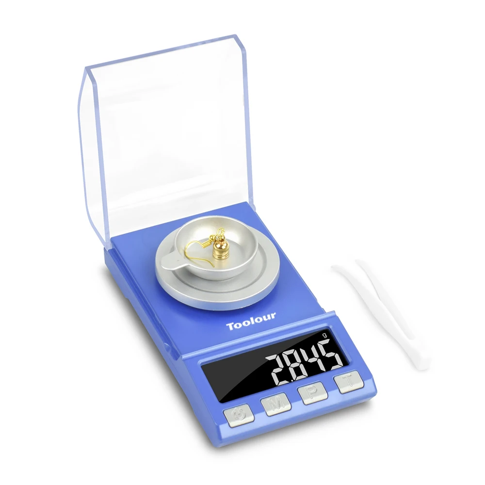 Toolour100g/50g X 0,001g мини точность ювелирной шкалы ЖК-дисплей портативные весы usb зарядка для лабораторной медицины электронные