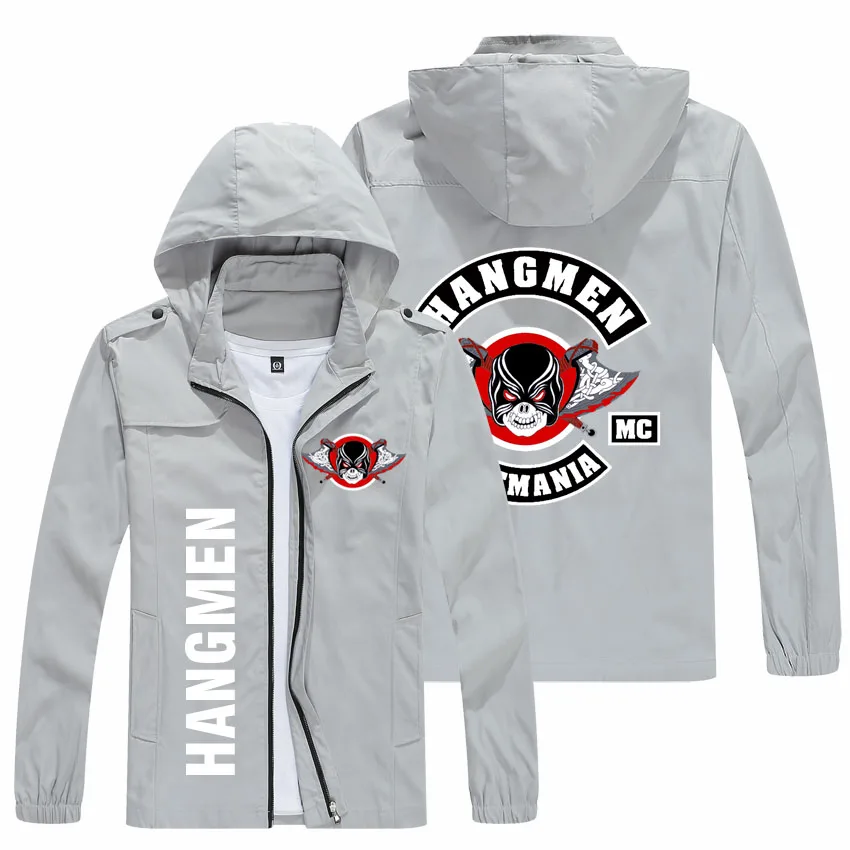 

Spring and autumn fashion men's basketball Hooded Jacket casual loose comfortable Motorcycle Jacket Large European clothing