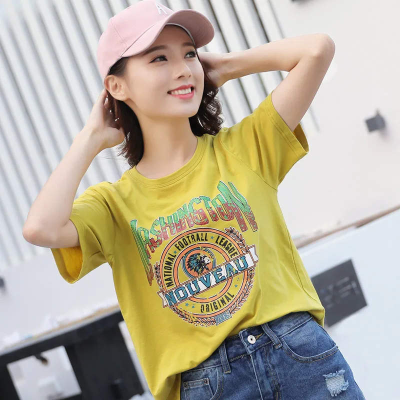 

Fashion Women Tops T-shirts Female 2019 Summer
