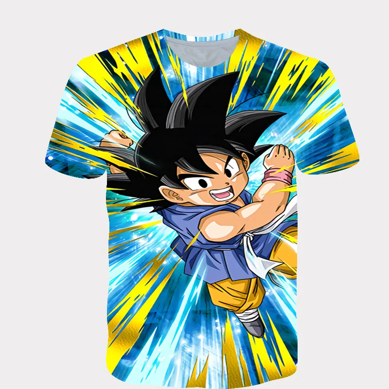 Новая футболка с рисунком стрекозы летняя детская объемным принтом аниме одежда