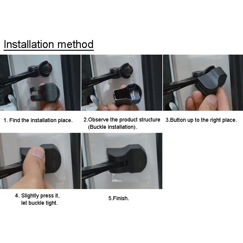 Автомобильные аксессуары 4 шт./лот ограничитель дверного замка чехол для Toyota RAV4