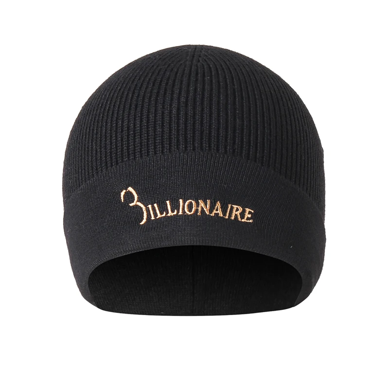 Billionaire Hat cap men's 2019 new winter fashion embroidery elasticity cotton thick comfort high quality gentlman free shipping