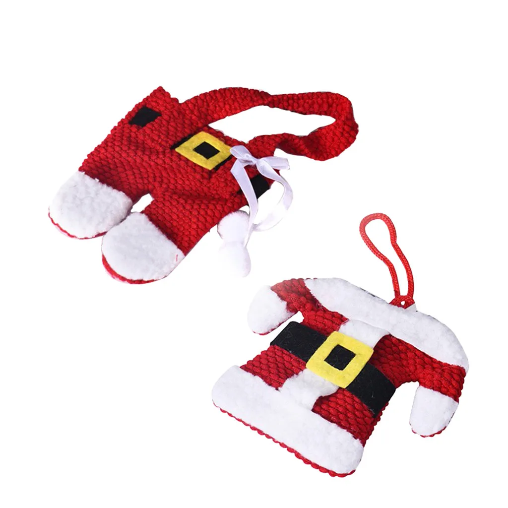 Рождественское украшение набор посуды Рождественская маленькая одежда